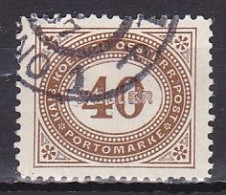 Austria, 1900, Numeral, 40h, USED - Strafport