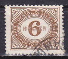 Austria, 1900, Numeral, 6h, USED - Segnatasse