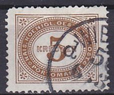 Austria, 1894, Numeral, 5kr, USED - Impuestos