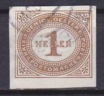 Austria, 1899, Numeral/Imperf, 1h, USED - Taxe