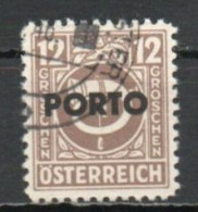 Austria, 1946, Posthorn Overprinted, 12g, CTO - Segnatasse