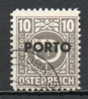 Austria, 1946, Posthorn Overprinted, 10g, CTO - Portomarken