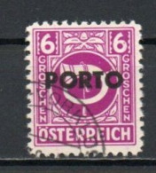 Austria, 1946, Posthorn Overprinted, 6g, CTO - Postage Due