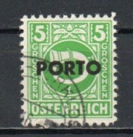 Austria, 1946, Posthorn Overprinted, 5g, CTO - Portomarken