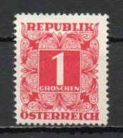 Austria, 1949, Numeral In Square Frame, 1g, MH - Taxe