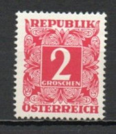 Austria, 1949, Numeral In Square Frame, 2g, MH - Postage Due