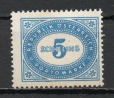 Austria, 1947, Numeral In Oval Frame, 5s, MH - Postage Due