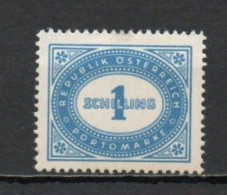 Austria, 1947, Numeral In Oval Frame, 1s, MH - Portomarken