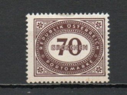 Austria, 1947, Numeral In Oval Frame, 70g, MH - Portomarken