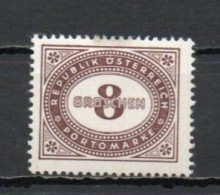 Austria, 1947, Numeral In Oval Frame, 8g, MH - Strafport