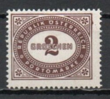 Austria, 1947, Numeral In Oval Frame, 2g, MH - Portomarken