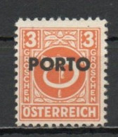 Austria, 1946, Posthorn Overprinted, 3g, MH - Segnatasse