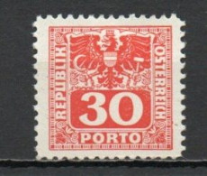 Austria, 1945, Coat Of Arms & Numeral, 30pf, MH - Impuestos