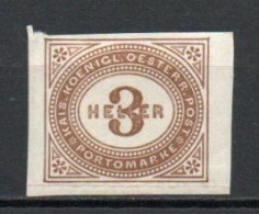 Austria, 1900, Numeral/Imperf, 3h, MH - Postage Due