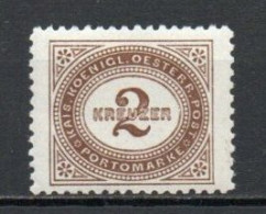 Austria, 1895, Numeral, 2kr, MH - Impuestos