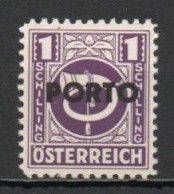 Austria, 1946, Posthorn Overprinted, 1s, MNH - Segnatasse