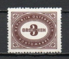 Austria, 1947, Numeral In Oval Frame, 3g, MNH - Segnatasse