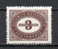 Austria, 1947, Numeral In Oval Frame, 3g, MNH - Postage Due