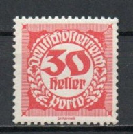 Austria, 1920, Numeral, 30h, MNH - Impuestos