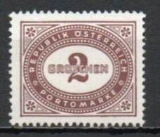 Austria, 1947, Numeral In Oval Frame, 2g, MNH - Segnatasse