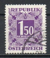 Austria, 1953, Numeral In Square Frame, 1.50s, USED - Segnatasse