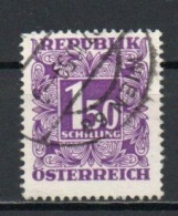 Austria, 1953, Numeral In Square Frame, 1.50s, USED - Taxe