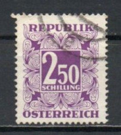 Austria, 1951, Numeral In Square Frame, 2.50s, USED - Strafport