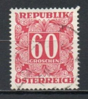 Austria, 1950, Numeral In Square Frame, 60g, USED - Postage Due