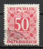 Austria, 1949, Numeral In Square Frame, 50g, USED - Strafport