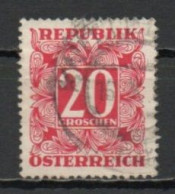 Austria, 1949, Numeral In Square Frame, 20g, USED - Segnatasse