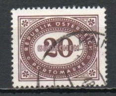 Austria, 1947, Numeral In Oval Frame, 20g, USED - Postage Due