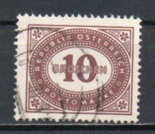 Austria, 1947, Numeral In Oval Frame, 10g, USED - Postage Due