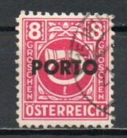 Austria, 1946, Posthorn Overprinted, 8g, USED - Postage Due