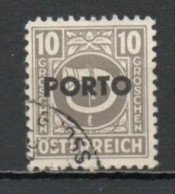 Austria, 1946, Posthorn Overprinted, 10g, USED - Segnatasse