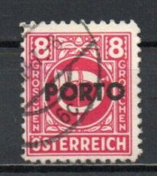 Austria, 1946, Posthorn Overprinted, 8g, USED - Impuestos