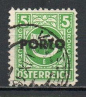 Austria, 1946, Posthorn Overprinted, 5g, USED - Impuestos