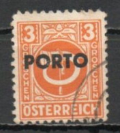 Austria, 1946, Posthorn Overprinted, 3g, USED - Impuestos