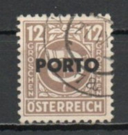 Austria, 1946, Posthorn Overprinted, 12g, USED - Strafport