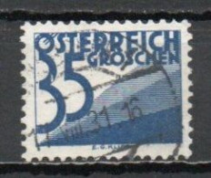 Austria, 1930, Numeral & Triangles, 35g, USED - Portomarken