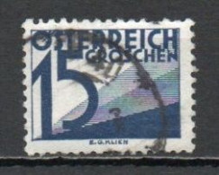 Austria, 1925, Numeral & Triangles, 15g, USED - Portomarken