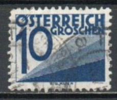 Austria, 1925, Numeral & Triangles, 10g, USED - Strafport