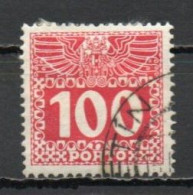 Austria, 1908, Coat Of Arms & Numeral, 100h, USED - Taxe