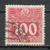 Austria, 1908, Coat Of Arms & Numeral, 100h, USED - Strafport