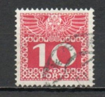 Austria, 1908, Coat Of Arms & Numeral, 10h, USED - Strafport