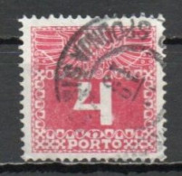 Austria, 1908, Coat Of Arms & Numeral, 4h, USED - Postage Due