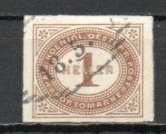 Austria, 1899, Numeral/Imperf, 1h, USED - Impuestos