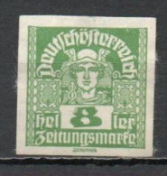 Austria, 1920, Mercury, 8h, MH - Zeitungsmarken