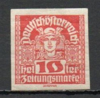 Austria, 1920, Mercury, 10h, MH - Giornali