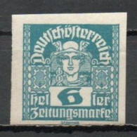 Austria, 1920, Mercury, 6h, MNH - Zeitungsmarken