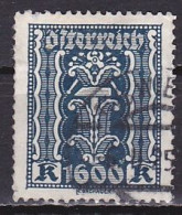 Austria, 1923, Hammer & Tongs, 1600kr, USED - Oblitérés